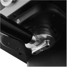 Espressor Sencor 1050W/230V negru/crom mat