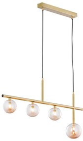 Jupiter 1899 - Lustră suspendată pe cablu NEPTUN 4xG9/14W/230V, auriu