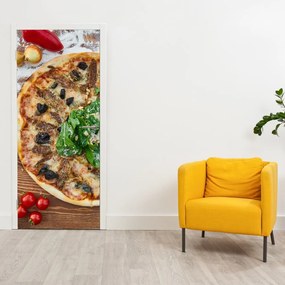 Fototapet pentru ușă - Pizza (95x205cm)