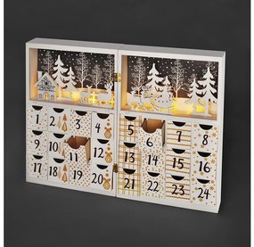 Solight 1V244 - Calendar de Advent cu LED/2xAAA