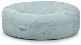 Fotoliu bean bag verde mentă cu tapițerie din catifea reiată Roll 190 – SLOWDOWN