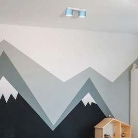 Plafonieră DIXIE 2xGX53/11W/230V albastră