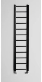 Sapho - Radiator de baie DINA 278 W, 30 x 138 cm, negru mat