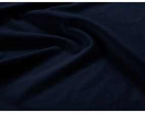 Colțar modular albastru cu tapițerie din catifea Lupine – Micadoni