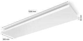 Plafonieră LED RGBW dimabilă Philips Hue DATURA LED/67W/230V