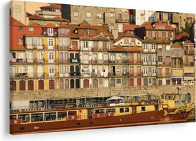 Tablou - Cartierul Waterfront, Portugalia (90x60 cm)