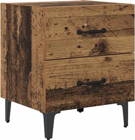 vidaXL Dulap de pat Lemn vechi 40 x 35 x 47,5 cm Lemn compozit