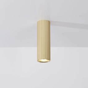 Spot aplicat din aluminiu canelat Anna auriu