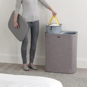 Coș de rufe gri 45 l + 45 l Tota - Joseph Joseph