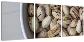 Tabloul - fistic (cu ceas) (90x30 cm)
