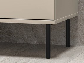 Comoda living  dormitor hol cu 3 sertare si 1 usa , casmir mdf casmir cu model , 120x85x40 cm, canturi abs, cu rafturi, picioare negre butoni auriu