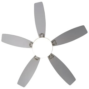 Ventilator de tavan din oțel cu telecomandă incluzând LED - Malaki