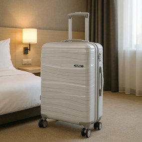 Valiză mare Travelux Voyager cu hardtop 50x78x30 cm gri