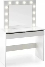 Masă de machiaj cu sertare Velinio 95 cm - alb
