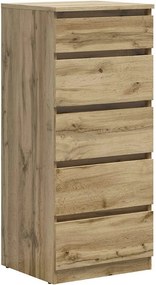 Comoda TETRIX, stejar wotan, PAL, 50x45x115 cm