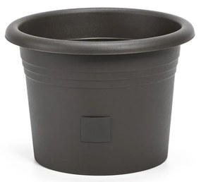 Plastia Ghiveci cu auto-irigare Narza diametru 35cm, antracit, diam. 35 cm