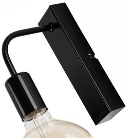 Aplică ASTRID 1xE27/60W/230V negru lucios