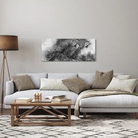 Tablou - Acuarelă papagali (120x50 cm)