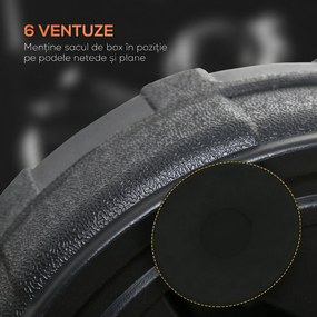 SPORTNOW Minge de Box de Podea Bază Umplută Înălțime Reglabilă 145-180 cm | Aosom Romania