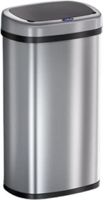 Coș de gunoi cu senzor DEUS, 58 litri, argintie Jurhan