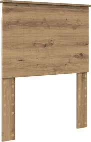 vidaXL Tăblie cap cu headboard Stejar Artizanal 75 cm Lemn compozit