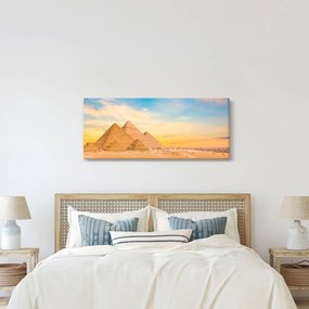 Tablou cu piramidele din Egipt (120x50 cm)