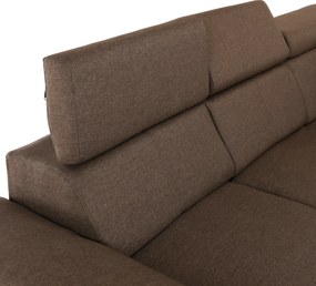 Colţar, gri-maro Taupe, SEGORIA LUX