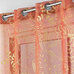 Perdea portocalie 140x280 cm Belflor – douceur d'intérieur