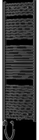 Mexen Ares radiator electric 1800 x 600 mm, 1200 W, negru - W102-1800-600-6120-70