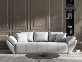 Canapea extensibilă dumonde cu ladă de depozitare si sezut confortabil din spuma high-density, Berlin Euphoria Dove 250x100 cm