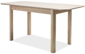 Masă de sufragerie extensibilă 105-140 cm Daniel (stejar sonoma + stejar sonoma) (pentru 4 până la 6 persoane). 1050100