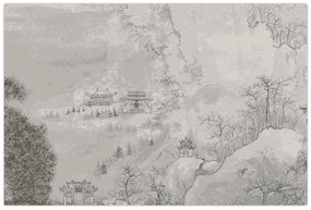 Tablou - Peisaj chinezesc (90x60 cm)