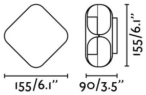 FARO 71212 - LED Aplică perete exterior BU-OH LED/12W/230V IP65