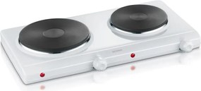 Severin DK 1042 - Plită electrică cu 2 ochiuri 2500W/230V albă