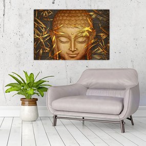 Tablou - Buddha de aur (90x60 cm)