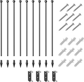 PawHut Tarc de joaca rezistent pentru caini, din 6 panouri | Aosom Romania