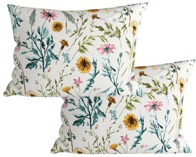 Set 2 huse decorative pentru perna MEADOW CHARM 50x70 cm, colorat