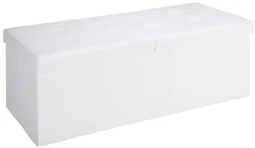 Deuba Cutie depozitare cu capac rabatabil 80x40x40cm - alba