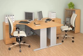 Set mobila birou Impress 7, nuc inchis