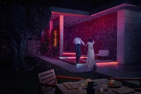 Philips - Bandă LED RGBW dimerizabilă pentru exterior Hue FLUX 5m LED/30W/230V + senzor de mișcare