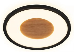 Brilo - Plafonieră LED SUFIT WOOD, 18 W, 230 V, 3000 K, Ø 29 cm