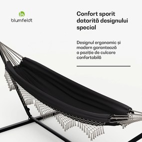 Hamac SwayStation Boho | 400 x 116 cm | rezistent la intemperii | rezistent la rugină