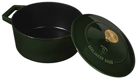 Oala fonta emailata cu capac 20 cm Emerald Collection Berlinger Haus BH 6517