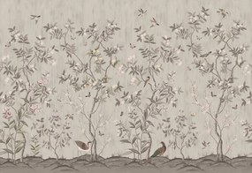 Tapet Chinoiserie Chic, Powder Beige, Rebel Walls