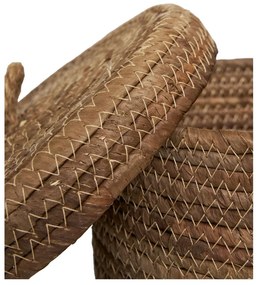 Coșuri Desio, frunze de bananier, naturale, 2pcs