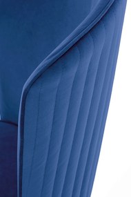 Scaun K446 Velvet Bleumarin – l51 x A55 x h86 cm