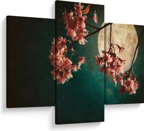 Tablou - Sakura în luna plină (90x60 cm)