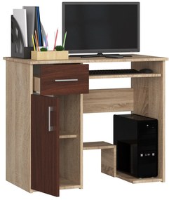 Masă PC Jaloms (Stejar sonoma + wenge). 1069701