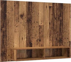 vidaXL Set comodă TV Lemn Vechi 120 x 23,5 x 90 cm Lemn compozit