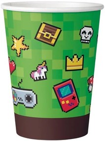 Gamer Game On Set Pahare de hârtie 6 buc. 200 ml